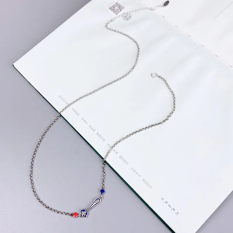 Antique Silver Ruyi Necklace