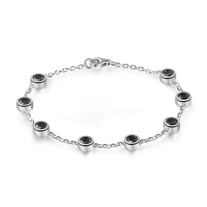 Silver Full Moissanite Tennis Bracelets