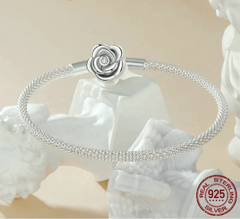 Silver Vintage Bangle Bracelet