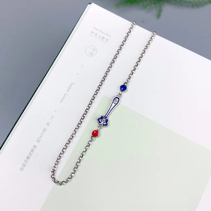 Antique Silver Ruyi Necklace