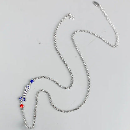 Antique Silver Ruyi Necklace